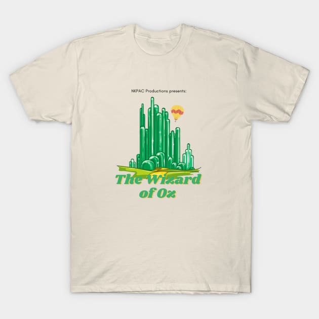 Wizard of Oz emerald city logo T-Shirt by PorchProductions